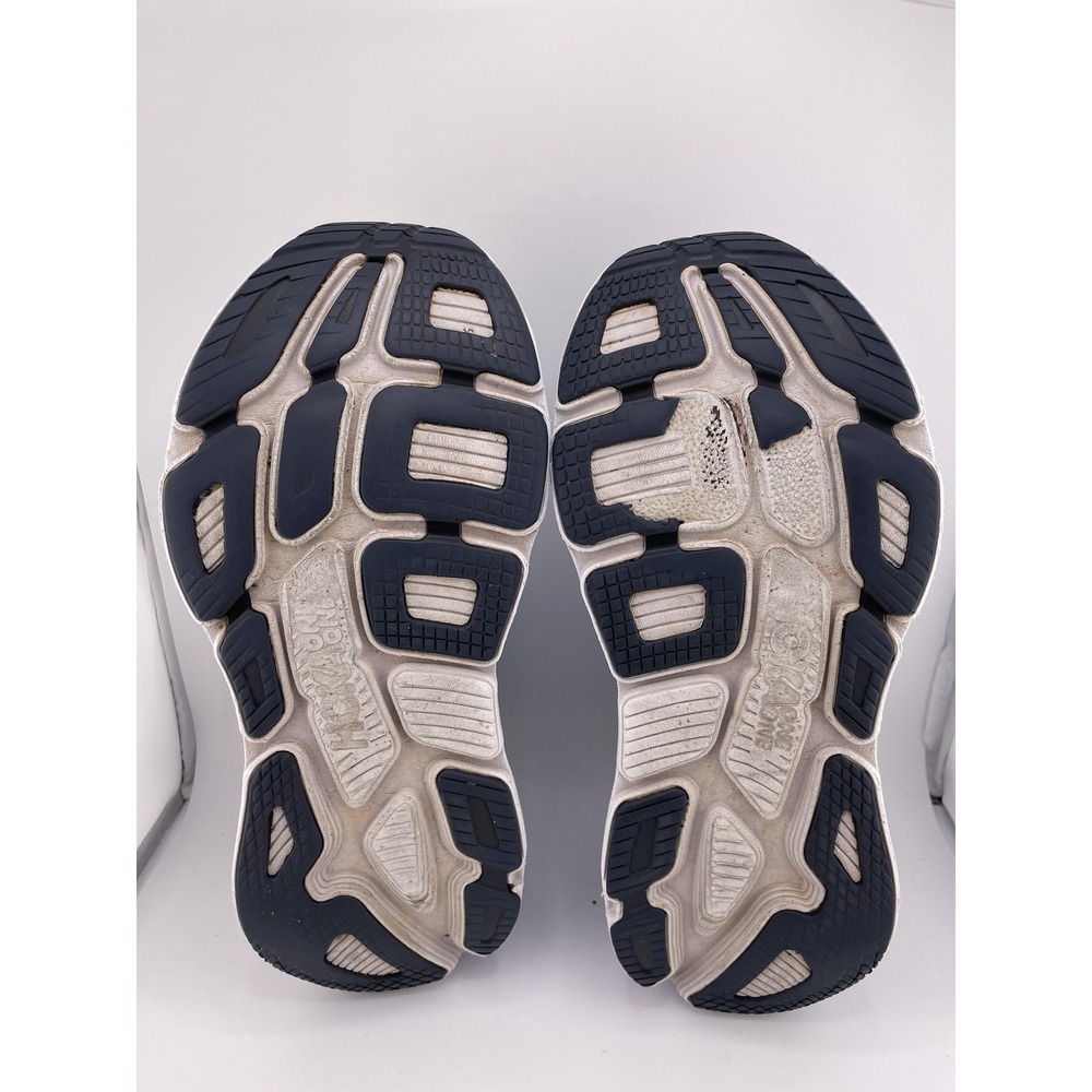 HOKA ONE ONE Bondi 7 Running Shoes Mens Size 10 Blue Gray Max Cushion Road Gym - Picture 13 of 15